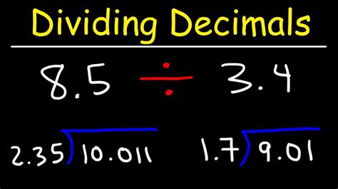 divide youtube|youtube dividing with a decimal.